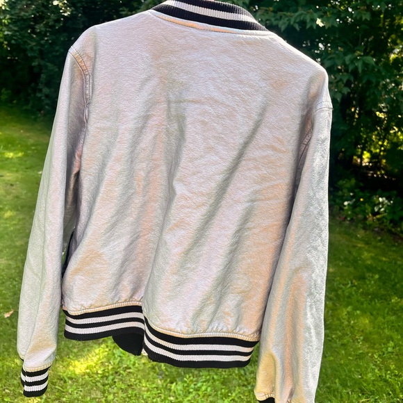 Girls super cute Minnie Mouse varsity jacket. 7/8 - Picture 4 of 5